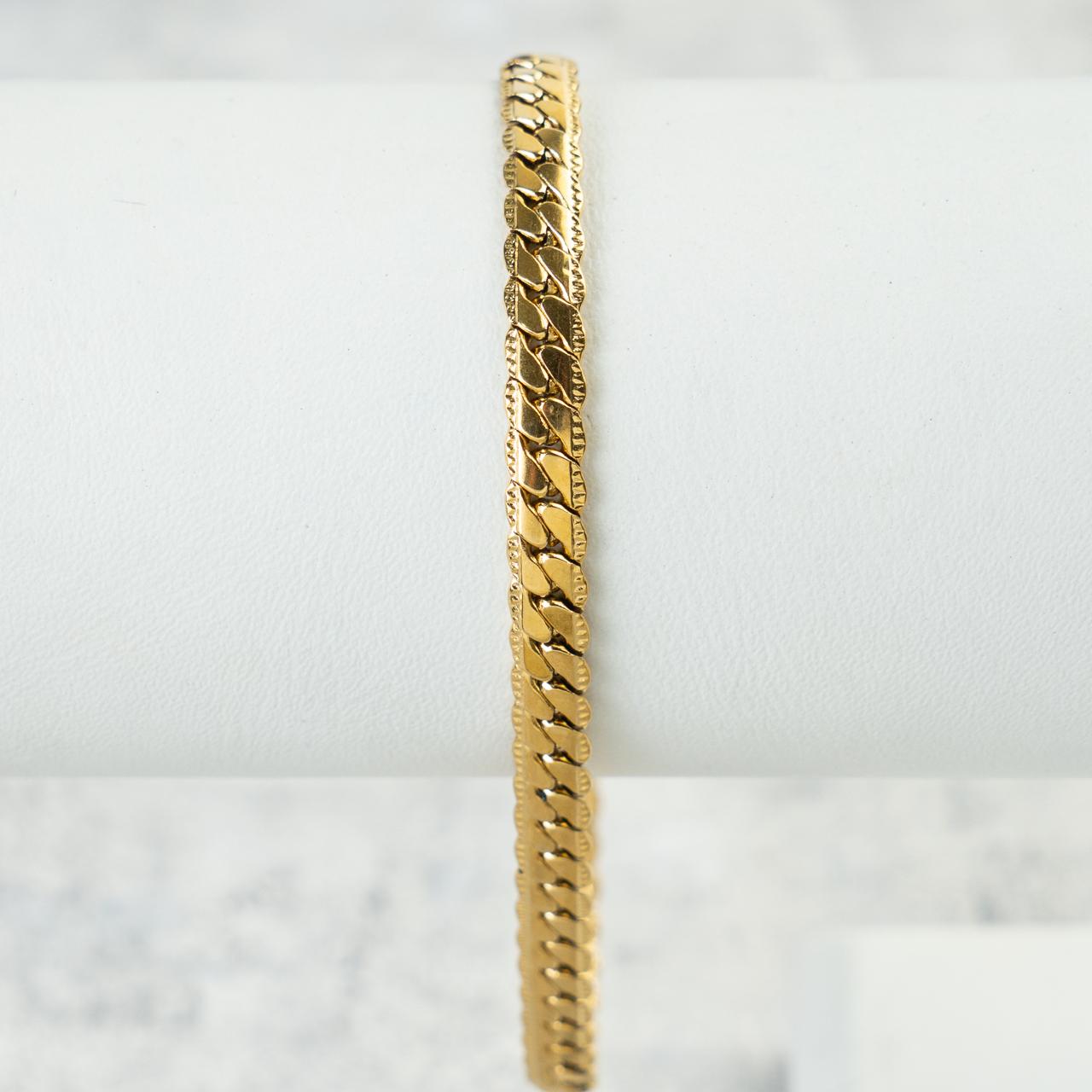 Combo Serpiente Grabada Oro Laminado Italiano 18K – Cadena + Pulsera